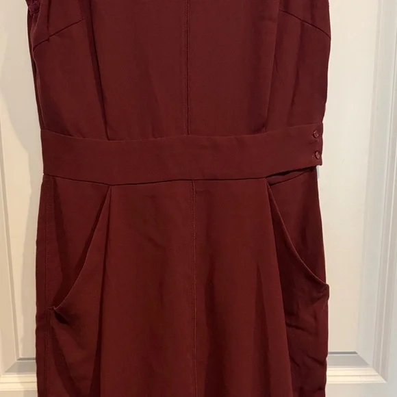 Wilfred Deep Red Mini Dress - Picture 2 of 7